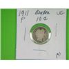 Image 1 : 1911 BARBER DIME