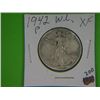 Image 1 : 1942 WALKING LIBERTY 1/2 DOLLAR