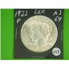 Image 1 : 1922 P PEACE DOLLAR