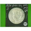 Image 1 : 1924 S PEACE DOLLAR