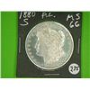 Image 1 : 1880 S MORGAN DOLLARS