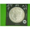 Image 1 : 1878 P MORGAN DOLLARS