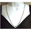 Image 1 : Navajo 24" Sterling Silver Handmade Link Necklace Chain - Sally Shirley