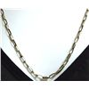 Image 2 : Navajo 24" Sterling Silver Handmade Link Necklace Chain - Sally Shirley