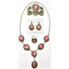 Image 1 : Navajo Rhodochrosite 4-Piece Set - Eugene Belone