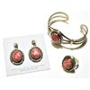 Image 2 : Navajo Rhodochrosite 4-Piece Set - Eugene Belone