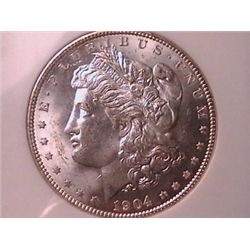 1904-O Morgan Dollar MS63 NGC