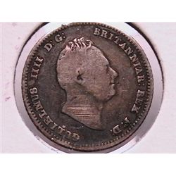 1836 Great Britain Four Pence VG8