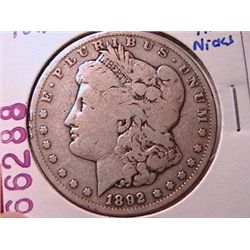 1892-S Morgan Dollar