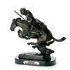 Image 1 : Frederick Remington "Cheyenne" Pure Bronze Sculpture Handmade in the USA 13"x9"x4"
