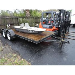 2007 Utility 16' T/A Flatbed Equipment Trailer
