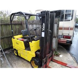 Yale #L51C040NFT077 4K Lb. Cap. Gas Forklift w/Triple Mast