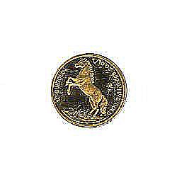 Singapore Gold Tenth Ounce 1990 Horse