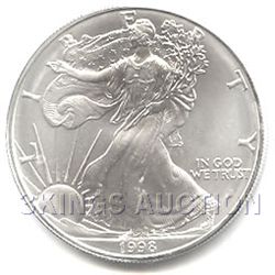 Uncirculated Silver Eagle 1998