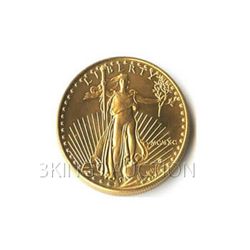 Uncirculated One-Tenth Ounce 1990 US American Gold Eagl