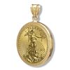Image 2 : 2012 1/2 oz Gold Eagle Pendant (Diamond-Prong Bezel) 14