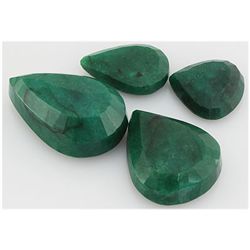 Emerald 529.5ct Loose Gemstone Mix Sizes Pear Cut