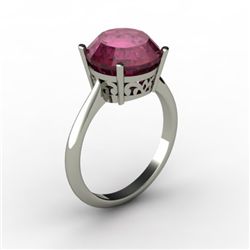 Ruby 4.50 ctw Ring14kt White Gold