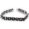 Image 2 : Dark Sapphire Sterling Silver 92.5 22 Grams 7 1/4in.