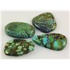 Image 1 : Natural Turquoise 202.38ctw Loose Gemstone Lot of 5