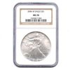 Image 1 : Burnished 2006-W Silver Eagle MS70 NGC