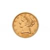 Image 1 : Early Gold Bullion $5 Liberty Extra Fine