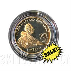 Gold $5 Commemorative 1997 FDR Proof