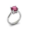 Image 1 : Ruby 2.25ctw Ring 14kt White Gold