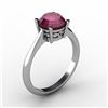 Image 1 : Ruby 1.60 ctw Ring 14kt White Gold