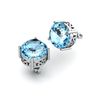 Image 1 : Topaz 5.753ctw Earring 14kt White Gold
