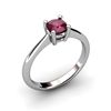 Image 1 : Ruby 0.65ctw Ring 14kt White Gold