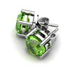 Image 1 : Peridot 4.00ctw Earring 14kt White Gold