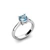 Image 1 : Aqua Marine 0.75ctw Ring 14kt White Gold