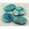 Image 1 : Natural Turquoise 206.48ctw Loose Gemstone Lot of 4