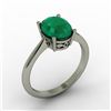 Image 1 : Emerald 1.90 ctw Ring 14kt White Gold