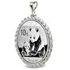 Image 2 : 2012 1 oz Silver Panda Pendant (Rope-ScrewTop Bezel) 14