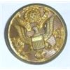 VINTAGE OFFICER MILITARY EAGLE BUTTON STAMPED *WATERBURY BUTTON CO. CONN.*!! BUTTON CAME OUT OF SAFE