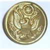 VINTAGE RARE GOLD OFFICER MILITARY BUTTON STAMPED *ZELL PRODUCTS CORP N.Y.C. BUTTON CAME OUT OF SAFE