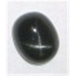 5.55 CARAT BLACK STAR SAPPHIRE *BEAUTIFUL STAR NICE STONE*!! GEMSTONE CAME OUT OF SAFE!!