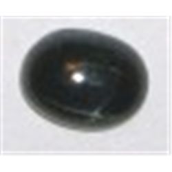 5.15 CARAT BLACK STAR SAPPHIRE *BEAUTIFUL STAR NICE STONE*!! GEMSTONE CAME OUT OF SAFE!!
