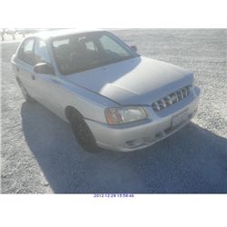 2001 - HYUNDAI ACCENT