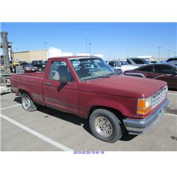 1992 - FORD RANGER//REBUILT SALVAGE TITLE