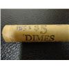 1955-S ROLL OF UNSEARCHED DIMES