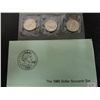 1980 SOUVENIR SET OF 3 SBA DOLLARS