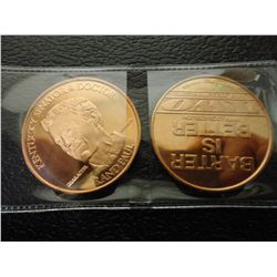 COPPER ROUND-LOT OF 2