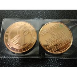 COPPER ROUND-LOT OF 2