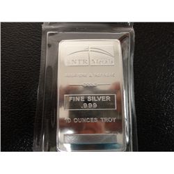 SILVER BAR- 10 OZ