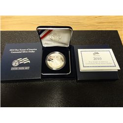 2010 BOY SCOUTS OF AMERICAN CENTENNIAL SILVER DOLLAR