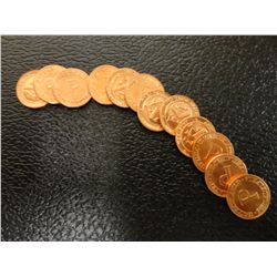 MINT MEDALLIONS-P LOT OF 12