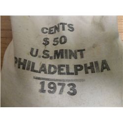 1973-P MINT BAG-5,000 LINCOLN CENTS+ act freight